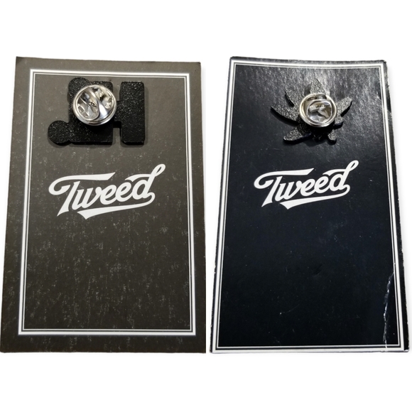 2 Tweed Metal/Enamel Pins - Picture 3 of 3